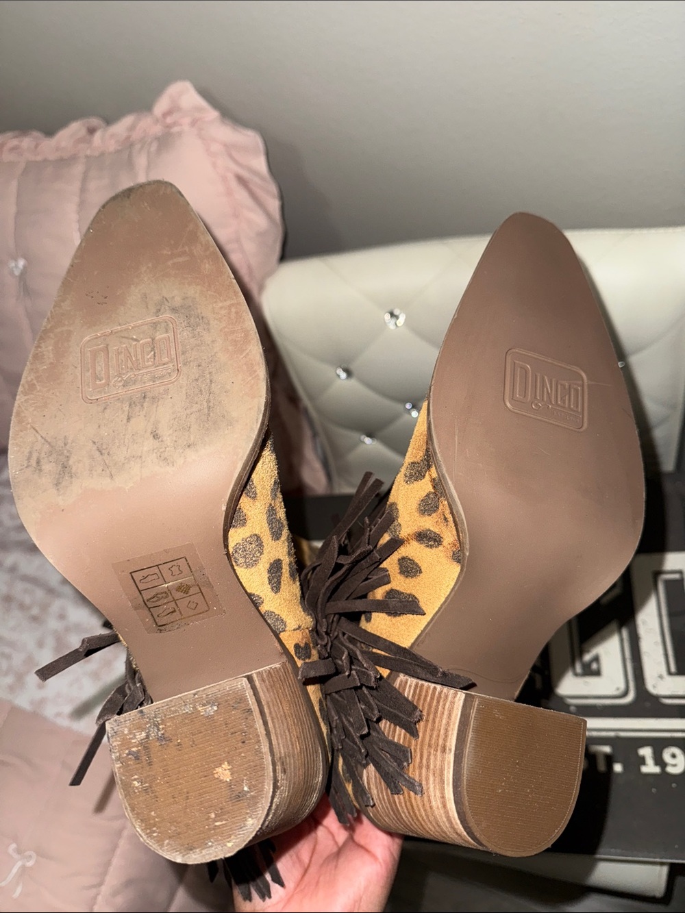 Leopard 🐆 & Fringe cowboy boots - Picture 6 of 8